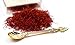 Coupe Spanish Saffron Threads (4 grams) Category 1 Spice Pure Azafran Filaments (Unmatched Aroma and Color for your Paella and Great Gift for Anyone who enjoys Cooking) by Movalyfe with Vintage Spoon