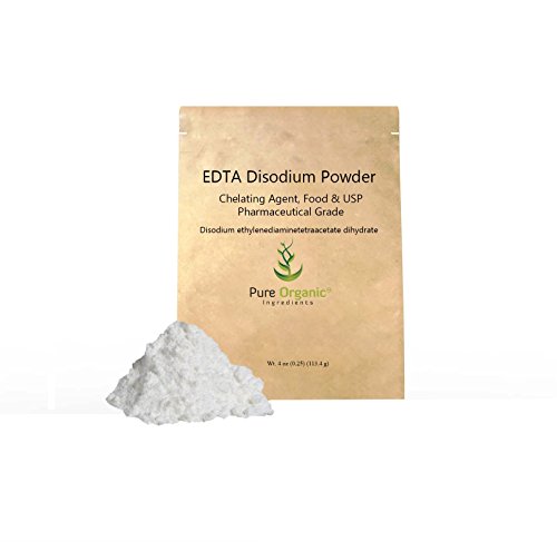 Pure EDTA Disodium Powder, Chelating Agent, Food & Pharmaceutical Grade, Eco-Friendly Packaging (Available in 4 oz & 16 oz) Pure EDTA Disodium Powder, Chelating Agent, Food & Pharmaceutical Grade, Eco-Friendly Packaging (Available in 4 oz & 16 oz)