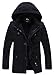 Wantdo Men's Winter Thicken Outwear Coat With Removable Hood