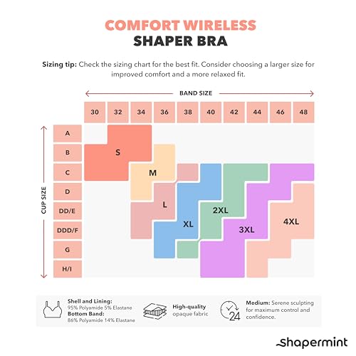 SHAPERMINT Wireless Bras for Women, Wireless Bra, Women's Bras, Bralettes for Women