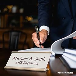 LHS My Business | Engraved Name Plates for Door