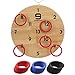 SUNGIFT Hook and Ring Toss Game for Adults and 12+ Kids, Fun Games for Family, Home, Party or Office, 18 Rings and Extra 2 Hooks