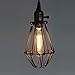 CLAXY Ecopower Industrial Opening and Closing Plug-in Pendant Lighting Wire Cage Lamp Guard Fixture