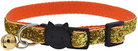 Bling Cat Collar Adjustable Breakaway Pet Collar with Bells