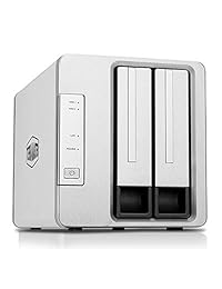 TerraMaster F2 210 NAS Quad Core de 2 bahías 4 K Transcodificación, servidor de medios, almacenamiento personal en la nube (sin disco)