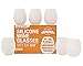 Silicone Wine Glasses - Set of 6 - Unbreakable Outdoor Rubber Wine Cups: 14 oz, Clear Silicone. 100% Dishwasher Safe - Shatterproof Glass for Travel, Outdoor, Picnic, Pool, Camping
