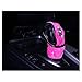 BlingSHD Plush Handbrake & Seatbelt Cover - 3 in 1 with Rhinestone Crown - Pink