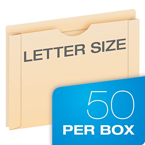 Pendaflex File Jackets, Letter Size, Manila, 2" Expansion, Reinforced
