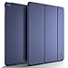 iPad Air 2 Case, Zeox iPad Air 2 Ultra Slim Fit Folio Smart Case Cover Stand Non Slip Protective Cover with Auto Wake/Sleep Feature for Apple iPad Air 2 Retina Display 2014 Release - Navy Blue