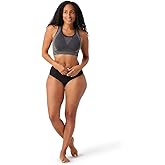 Smartwool Women's Intraknit Racerback Bra Black Heather Xs