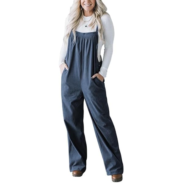 Amazon.com: Melliflo Women Corduroy Overalls Sleeveless Adjustable