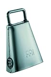 Meinl Percussion STB45HA-CB 4.5-Inch Handheld Brushed Steel Cowbell