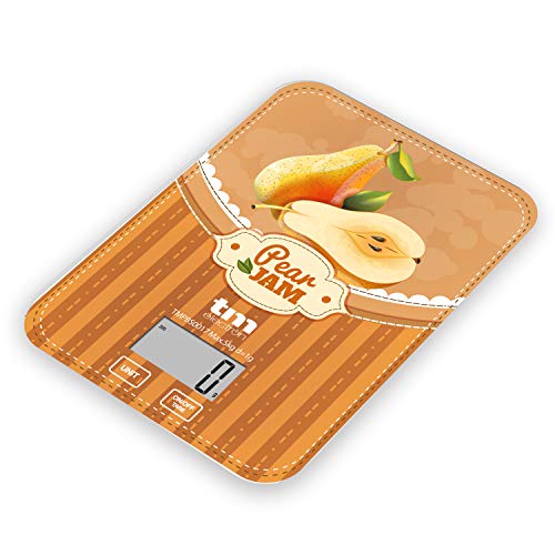 TM Electron TMPBS028 Balance de Cuisine Digital Ultra Mince avec Paires Vintage Idéal pour Pâtisserie et Aliments