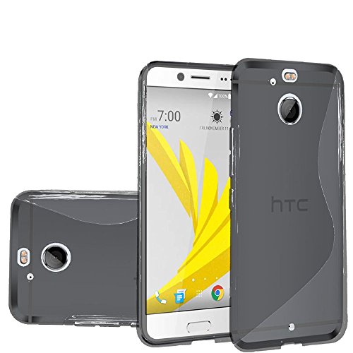 Black [ HTC BOLT / HTC 10 EVO ] Case, CRYSTAL Transparent Frosted Gel [TPU CANDY] Cover [SLIM] Bumper for HTC BOLT / HTC 10 EVO (2016)