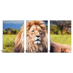 Wild View Animals Beasts Painting Artwork for Home...
