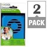 O2 Cool Necklace Fan - Model Fn02001 - Assorted Colors (2 Fans included)