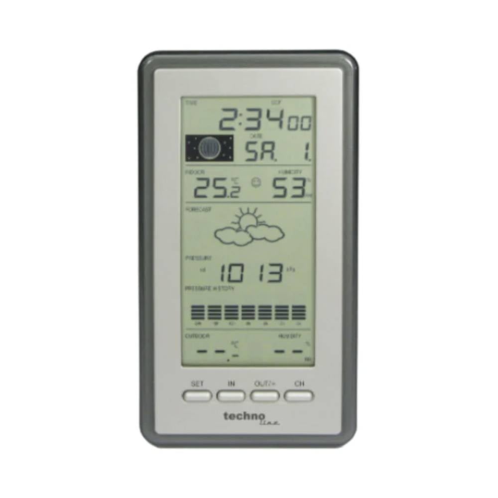 Technotrade Import-Export GmbH Technoline WS 9040-IT Weather Station - Silver/Grey — image 1