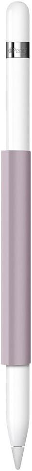 FRTMA Magnetic Sleeve for Apple Pencil, Soft Silicone Holder Grip for Apple iPad Pro Pencil, Lavender (Apple Pencil Not Included)