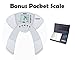 Tanita BC533 Glass Innerscan Body Composition Monitor for Weight, Body Fat %, Body Water %, Muscle Mass, Physique Rating, and Bone Mass With Bonus 600g x 0.1 gram Digital Food Pocket Scale