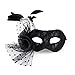 AmaGood Fancy Mask Womens Masquerade Mask Black
