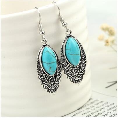 South Korea a hoard of moon palace restoring ancient ways earring earrings eardrop elegant national wind imitation Tibetan female ornaments of silver