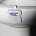 Premium Motion Sensor Toilet LED Night Light, Home Toilet / Bathroom Motion Activated Toilet Nightlight Toilet Seat Light with 8 Changing Colors