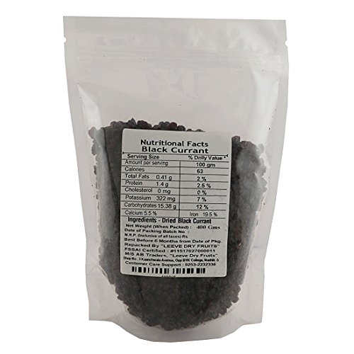 Leeve Dry Fruits Dried Black Currant 400gm