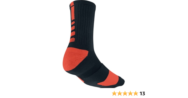 orange nike elite socks