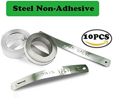 Wangsale Compatible DYMO 3D Metal 32500 Non-Adhesive Stainless Steel Embossing Tape, 1/2-inch, 21-foot Cassette (10)