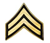 US Army Corporal E4 Rank pin