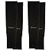 DoSmart Black Silk UV-Protection Unisex Cooling Arm Sleeves For Outdoor Sports (Driving/Riding/Basketball/Hiking/Golf)(2 Pairs)