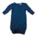 Kickee Pants Layette Gown, Twilight, 3-6 Months