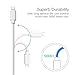 Short Micro USB Cable for Charging Station Power Bank Android Devices or Tablets 20cm/8 Inch (4Pack, White)