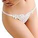 Panties,BeautyVan Fashion Lady Love Shape Lace Heart Briefs Lingerie G-string Thongs Panties (White)