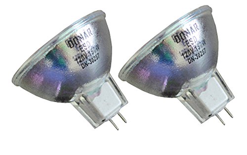 Donar 2pcs ESD 120V 150W Bulb for Wallach Tristar 906057 906043 Zoomstar Microscope Replacement Halogen Lamp