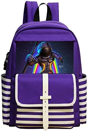 WeERNUO Dark Llama Kid's Backpacks Girls Boy School Backpack Purse Lunch Bag