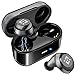 Wireless Earbuds 【Upgraded Graphene 3D Stereo Sound】 Bluetooth 5.0 with 28Hr Play Time Noise Cancelling HonShoop Lightweight Bluetooth Headphones Built-in Mic (Black)