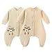 G' Abigale Fairy 100% Organic Cotton Lovely Monkey Baby Sleeping Rack Bag (XL, Beige)