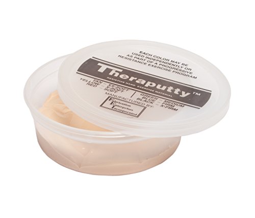 CanDo TheraPutty Standard Exercise Putty, Tan: XX-Soft, 4 oz