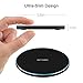 Qi Wireless Charger for Samsung Galaxy S9/S9 Plus-XIAOWU Wireless Charging Pad for iPhone 8/iphone 8 plus/iphone X - Fast Wireless Charger Galaxy S8/S8 Plus/S7/S6/Note 8/Note 5 (Black)