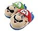 Super Mario Brothers Mario and Luigi Scuff Slipper for Kids, Size 11-12