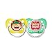 Ulubulu Holiday Pacifier, Christmas Elf and Santa's Helper, 6-18 Months