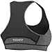 adidas Performance Women's Techfit Bra, Large, Dark Grey/Colored Heather/Print