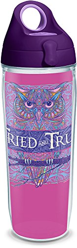 Tervis 1290060 Tried and True-Owl Tumbler with Wrap and Purp