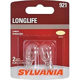 SYLVANIA - 921 Long Life Miniature - Bulb, Ideal for Interior Lighting - Cargo and License Plate (Contains 2 Bulbs)