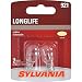 SYLVANIA - 921 Long Life Miniature - Bulb, Ideal for Interior Lighting - Cargo and License Plate (Contains 2 Bulbs)