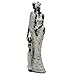 Rockin Statue African Family Figurine Sculpture White Dress Home Decor Standing Family 3 Together Unique Home Decor Sculpture Art Piece 11.5