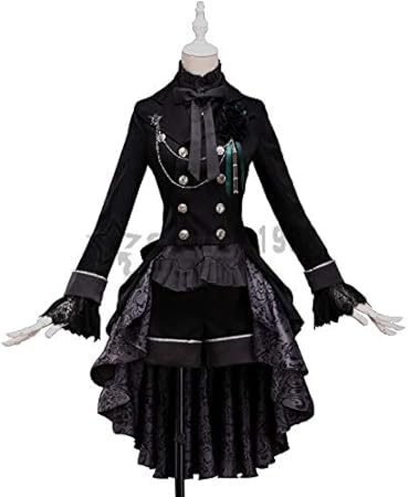 Amazon コスプレ衣装 黒執事 シエル ハロウィン ウィッグ クリスマス イベント お祭り コスプレ パーティー 変装 仮装 女性l コスプレ 仮装 通販