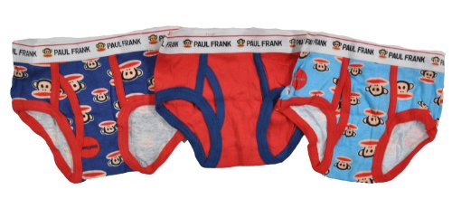 Paul Frank Little Boys Julius 3Pc Underwear Briefs (2T/3T)