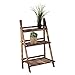 Outsunny 3-Tier Rustic Wooden Plant Stand Folding Flower Rack for Indoor Outdoor Display, 23.75″L x 14.25″W x 37”Hthumb 2